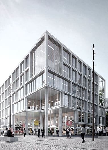 Konzeptionierung eines flexibel nutzbaren, modernen Bürogebäudes. | © C.F. Møller Architects